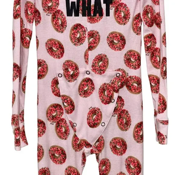 NWT SZ S PINK by Victoria’s Secret Donut Onesie - Picture 5 of 9